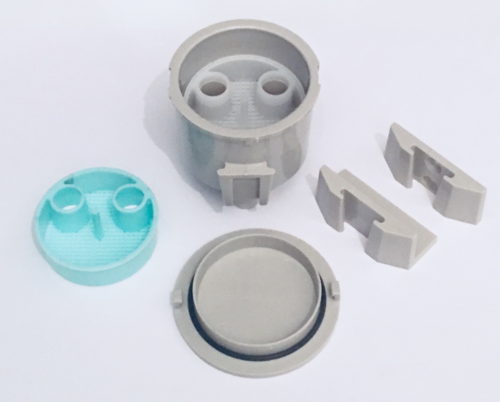 ( Lot of 4 ) 1-7/8″ Type B Solids Collection Canister Dental Vacuum Evacuation