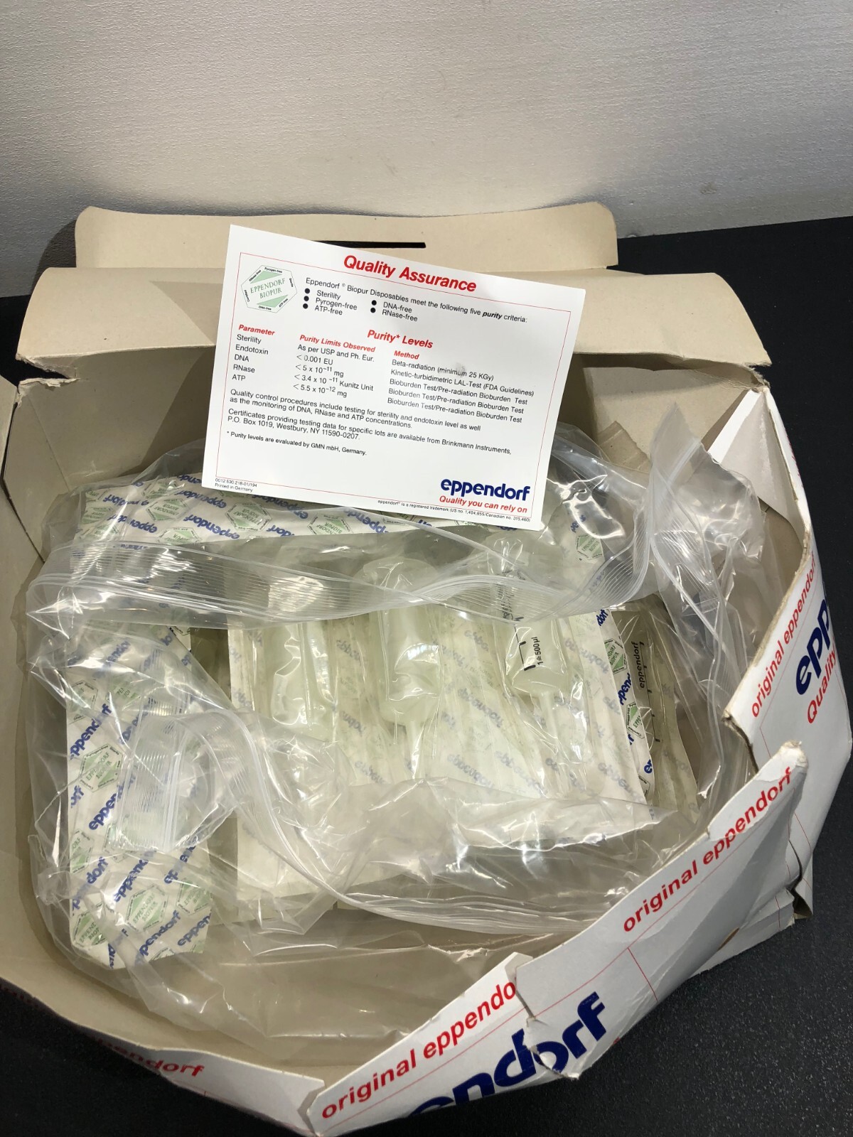 Eppendorf Combitips 25mL Biopur Combitips For Pipetting 500-2500uL 22 49 525-9