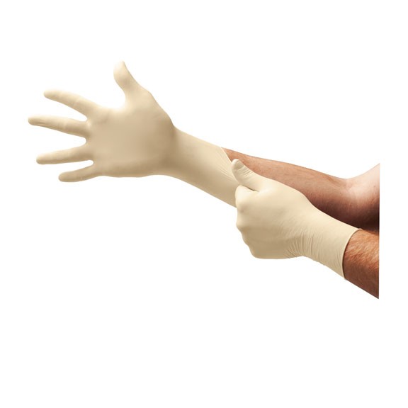 Diamond Grip Plus Powder-Free Latex Examination Gloves, Natural, Large – 3 Box