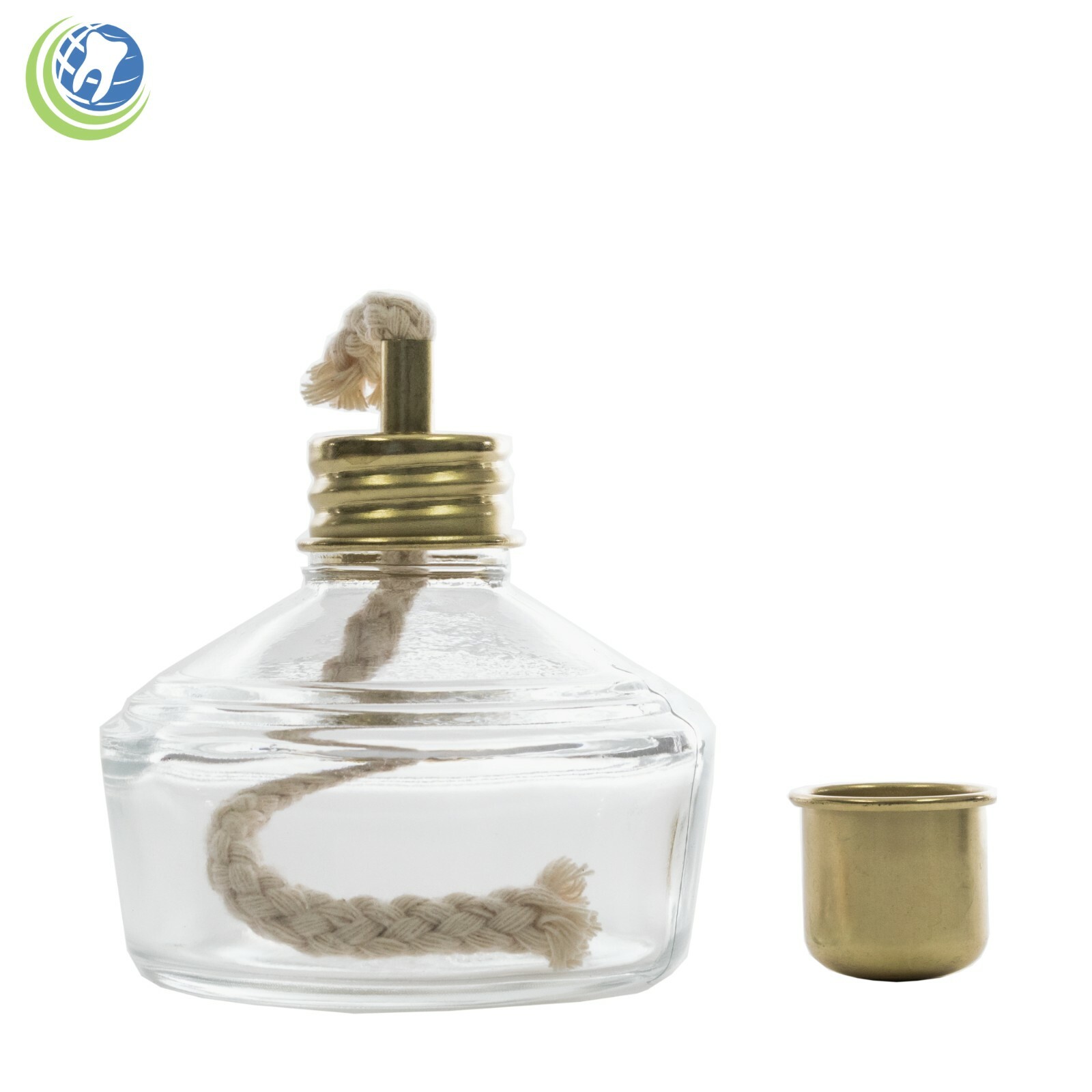 Glass Alcohol Lamp Burner 3/16″ Adjustable Wick Dental Lab Jeweler Wax Hobby