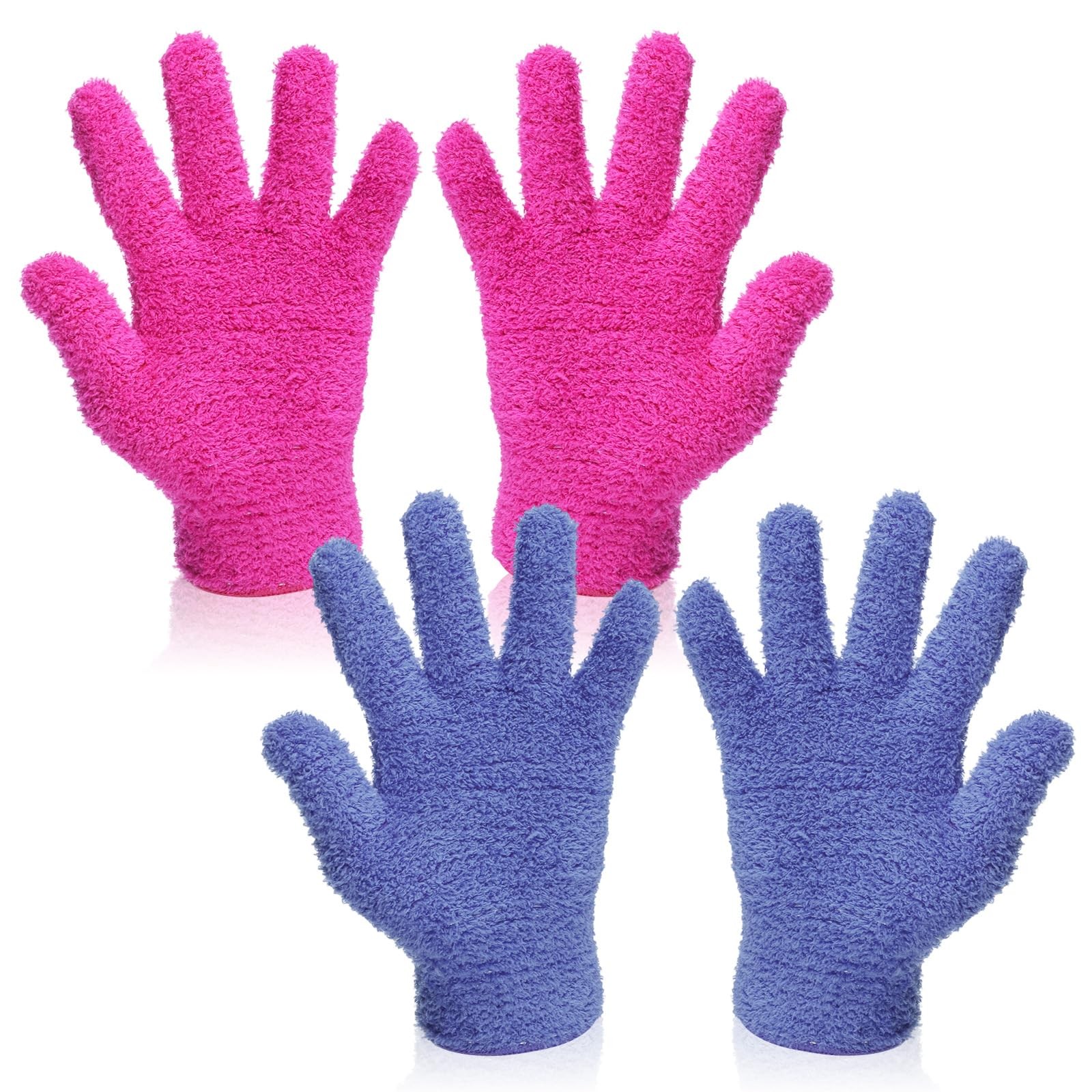 Microfiber Dusting Cleaning Gloves for House, Plants, Cars, Blinds, Windows