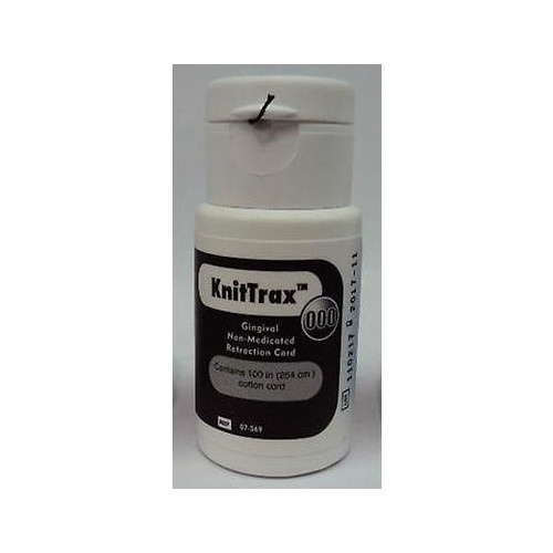 Pascal 07-569 KnitTrax Plain #000 Ultra Thin Knitted Gingival Retraction Cord