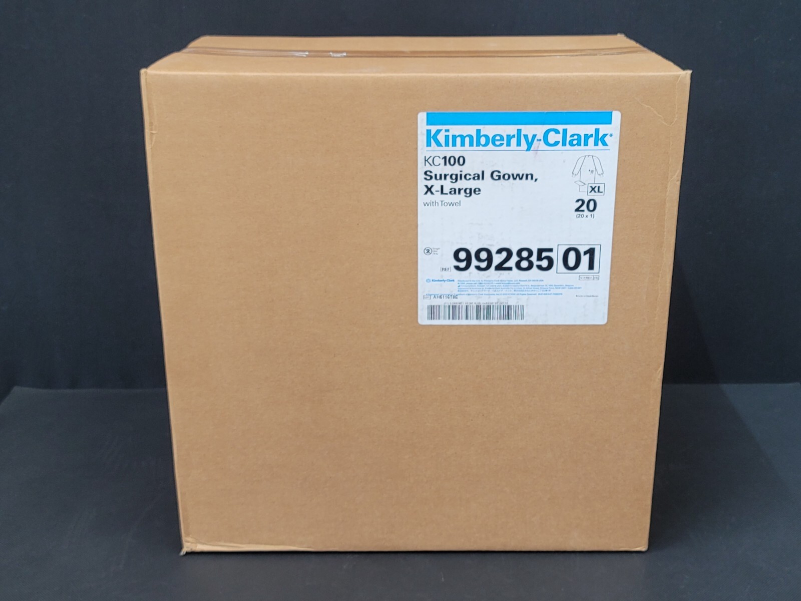 20 Count Kimberly-Clark KC100 Surgical Gown X-Large w/Towel 99285
