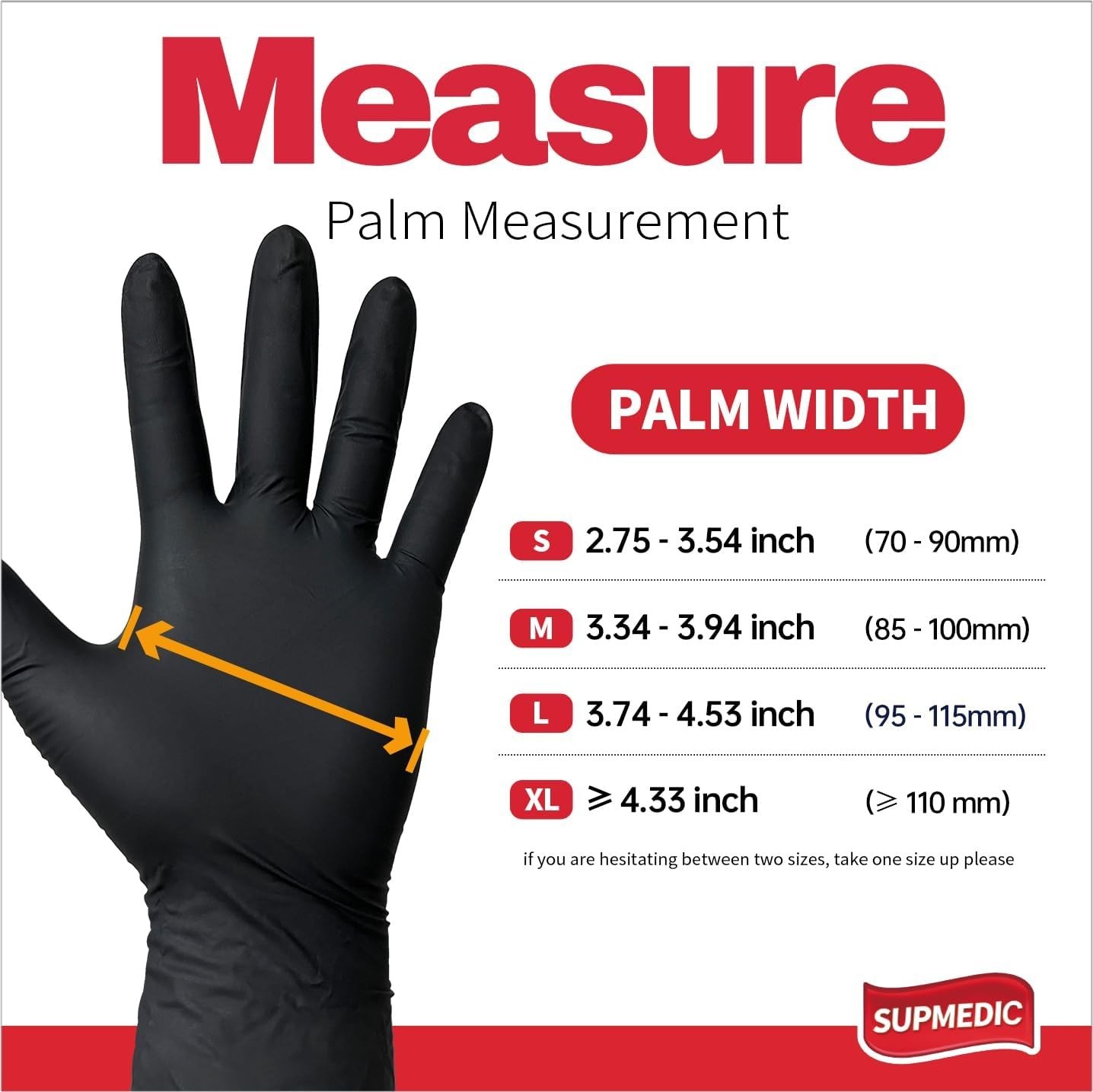 100Pcs Nitrile Gloves – 5 Mil, Safe for Sensitive Skin, Thick & Durable