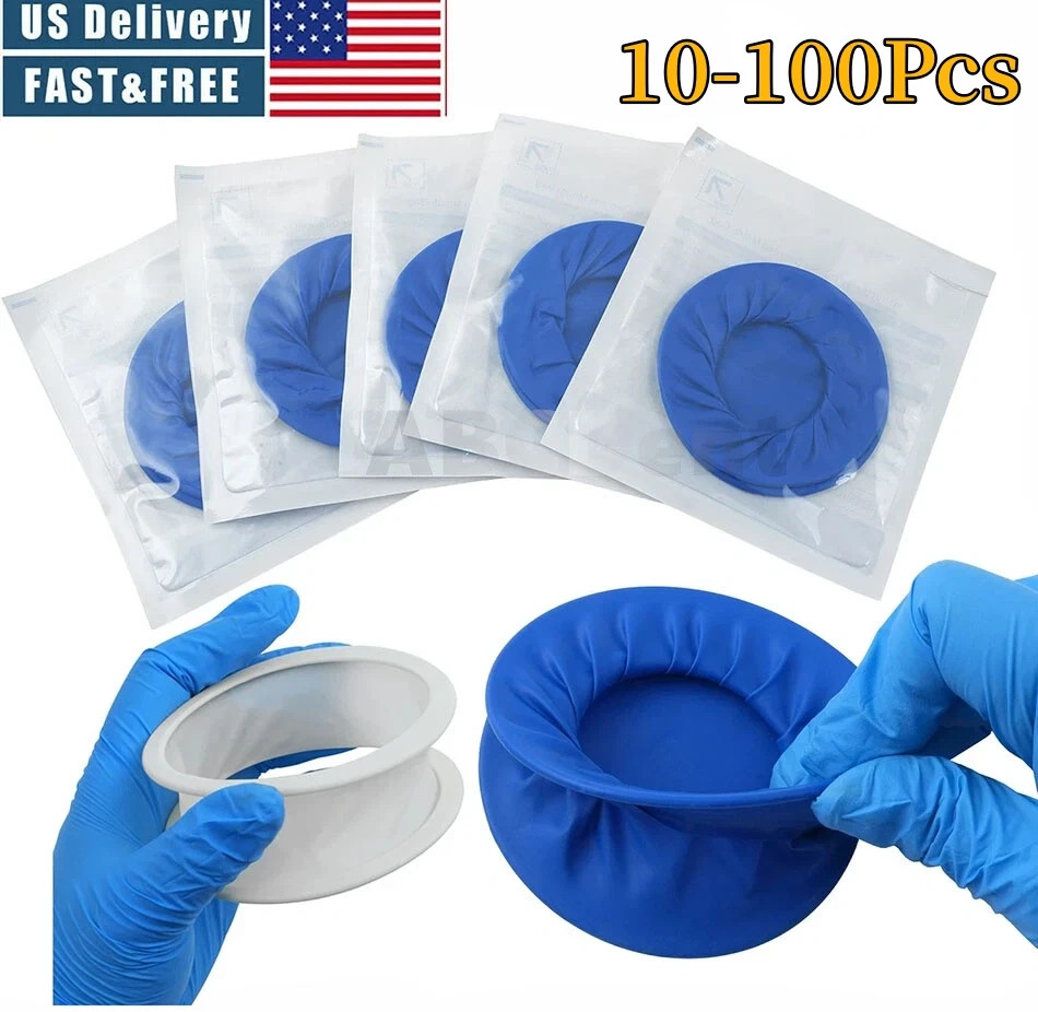 Dental Sterile Mouth Opener Rubber Dam Cheek Retractor Soft O Shape Expander