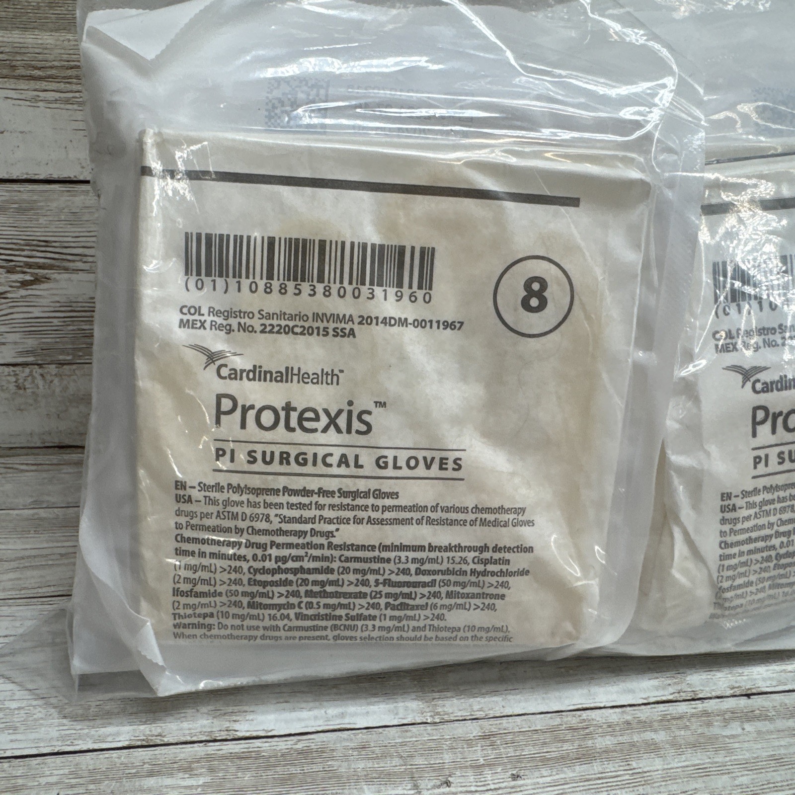 Protexis PI Surgical Gloves *22 Pair* Cardinal Health Size: 8 *See Date*
