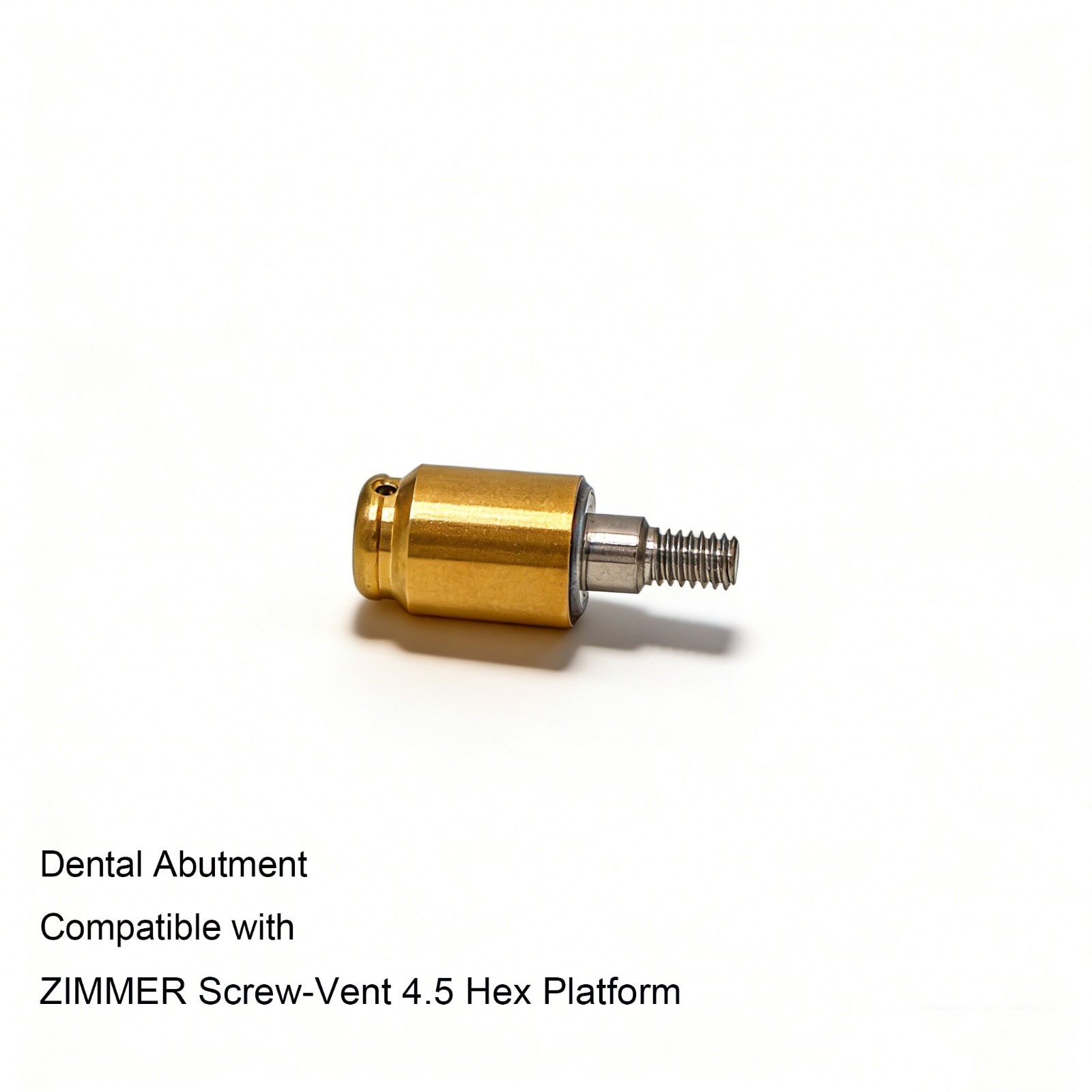 Zimmer Dental Abutment ∅4.5 Platform Internal Hex Compatible ZEST Locator system