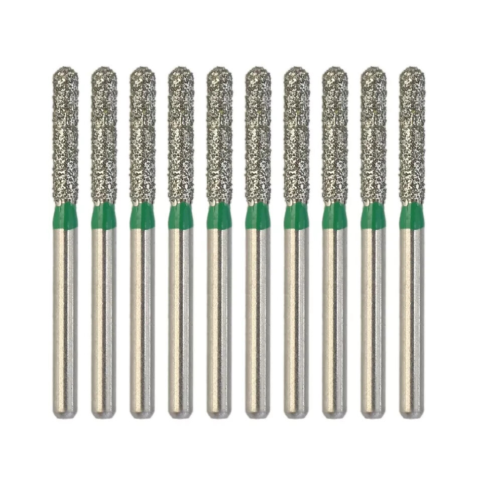 Dental Round Diamond Bur FG End Cylinder Burrs SR-13C SR-11SC SR-14C 881/014SC