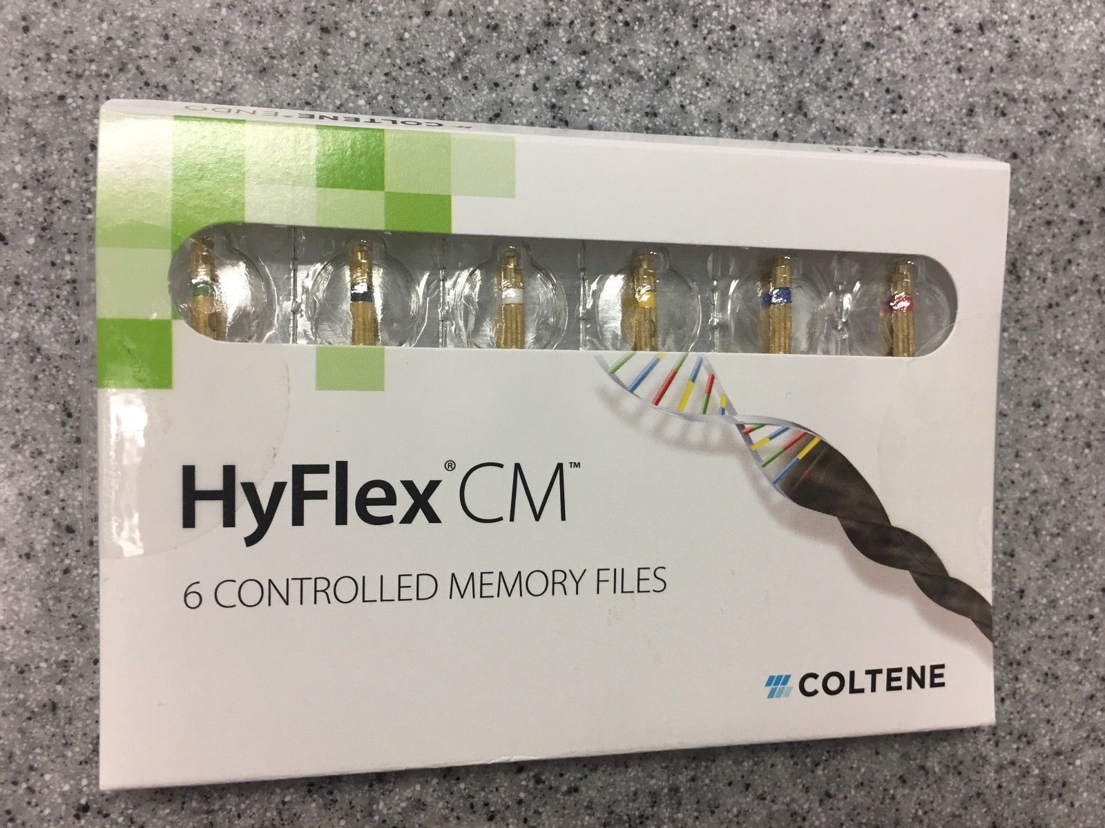 Coltene Whaledent Hyflex CM Controlled Memory NiTi Files 6 Files Pack (Free Ship