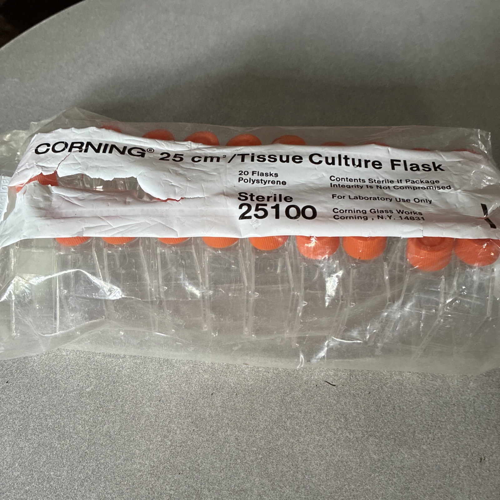 Corning Falcon 25100 Tissue Culture Flask 20/Bag