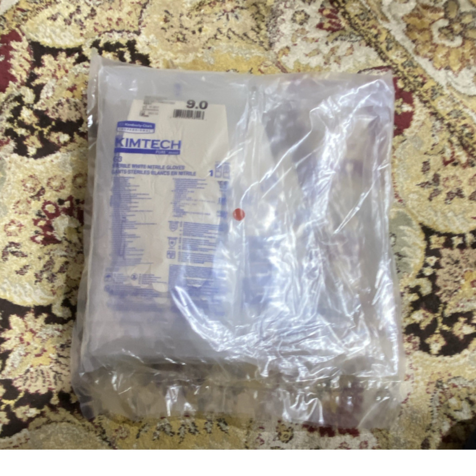 KIMTECH G3 Sterile White Nitrile Gloves Powder-Free Size 9.0 Medical Laboratory