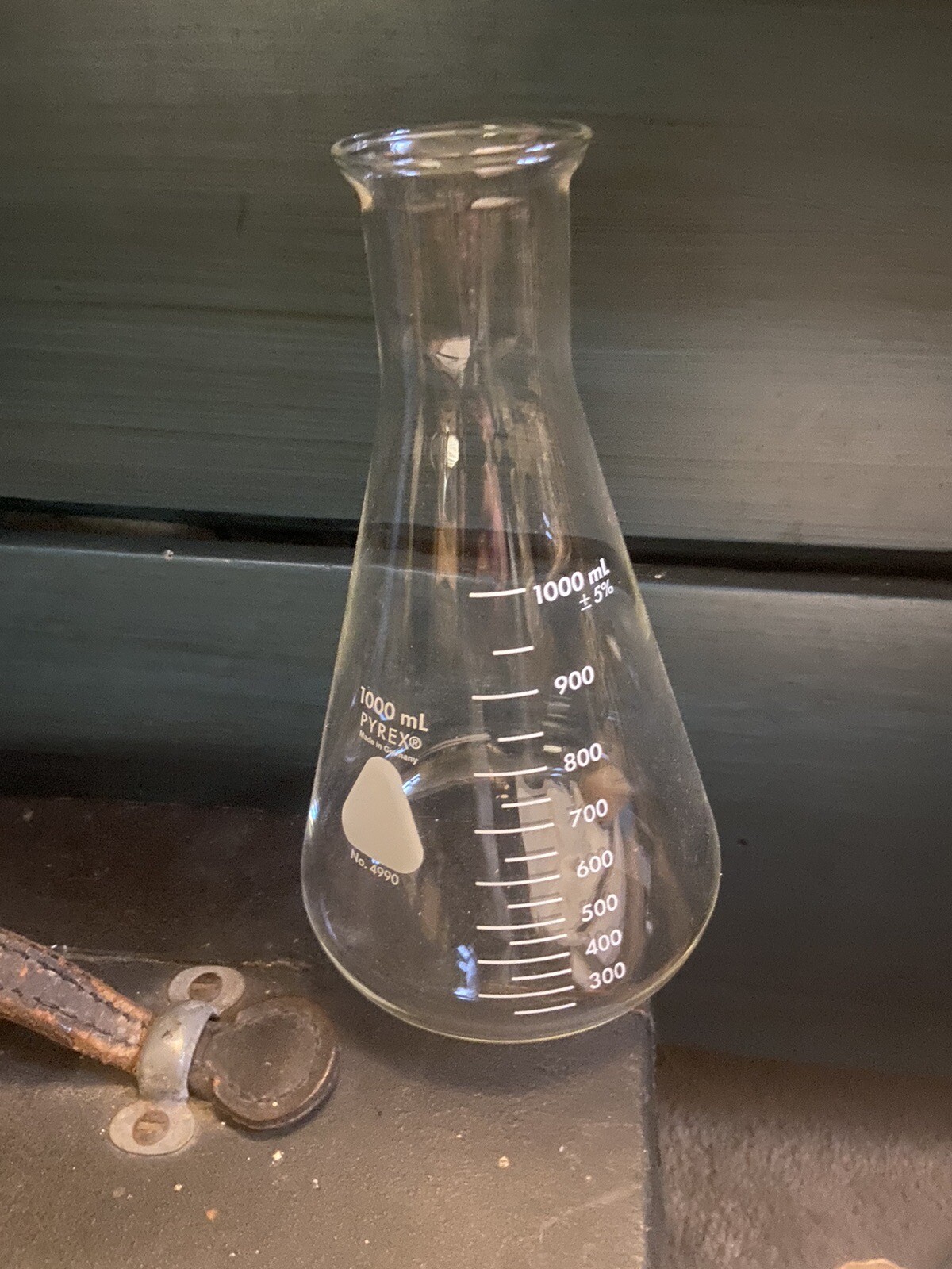 Pyrex erlenmeyer flask 1000ml #4990
