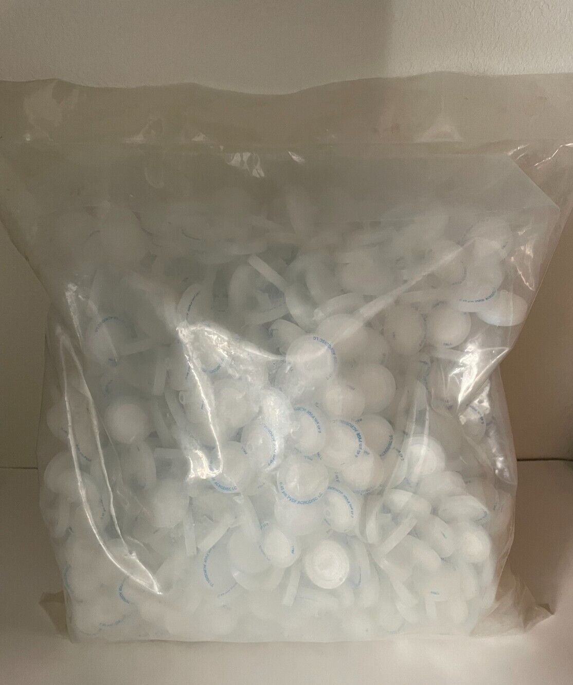 Pall Acrodisc PVDF Syringe Filters 25mm 0.45µm, 1000 ct Sealed Bulk Bag P/N 4500