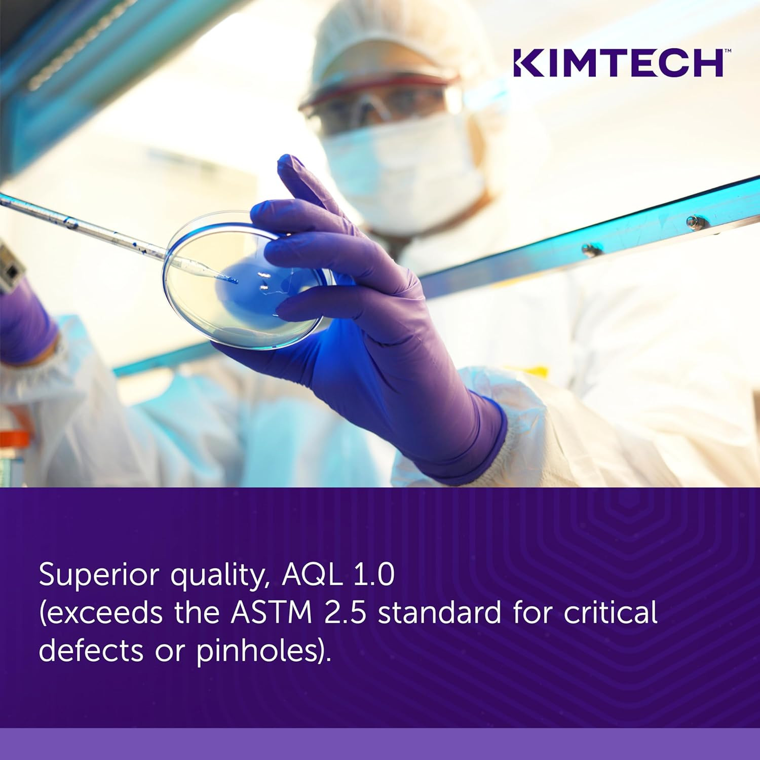 ™ Purple Nitrile-Xtra™ Exam Gloves (50601), 5.9 Mil, Ambidextrous, 12″, S (50 Gl