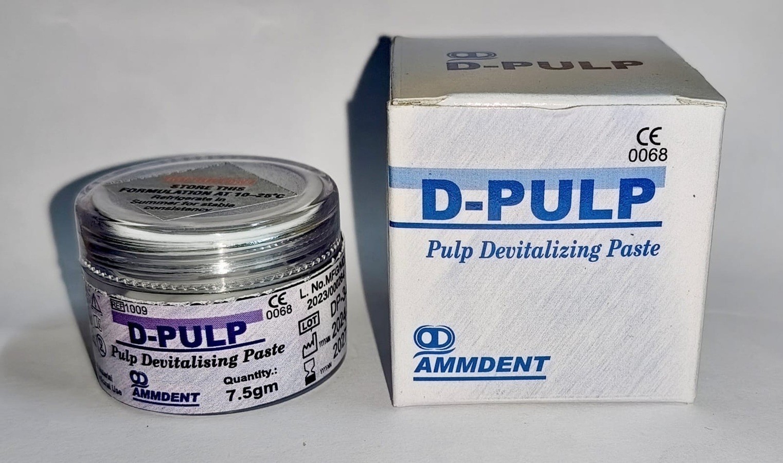Dental D-Pulp Pulp Devitalising Paste Dental Use by Ammdent
