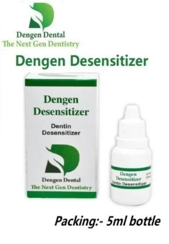 4 x Dental DENTINE Hypersensityvity 5ml DESENSITIZER Highly Efective Treatment F
