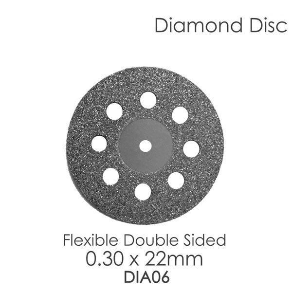 BesQual Diamond Disc DIA #6 – Unmounted, Flex Double Sided 0.30 x 22mm