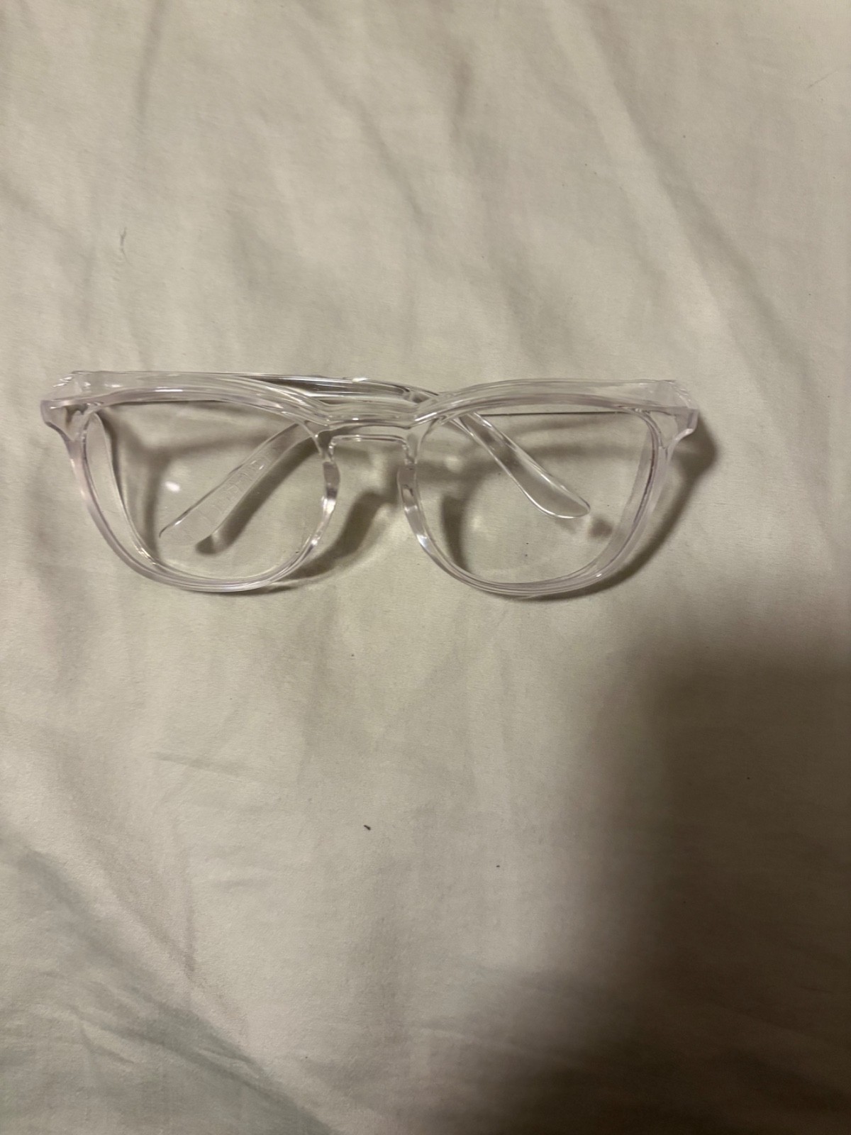 Surgical Glasses- White/clear coloring
