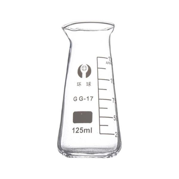 Laboratory Glassware 125ml-500ml Borosilicate Triangle Beaker w/ Scale Supply