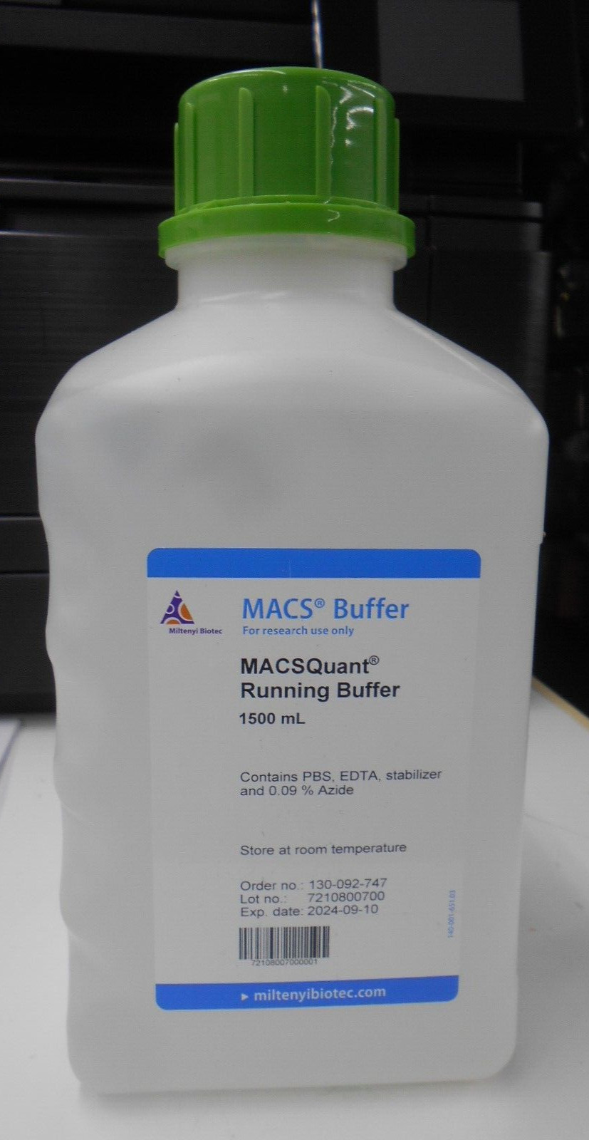 MILTENYI BIOTEC MACS BUFFER MACSQUANT RUNNING BUFFER 1500ML 130-092-747