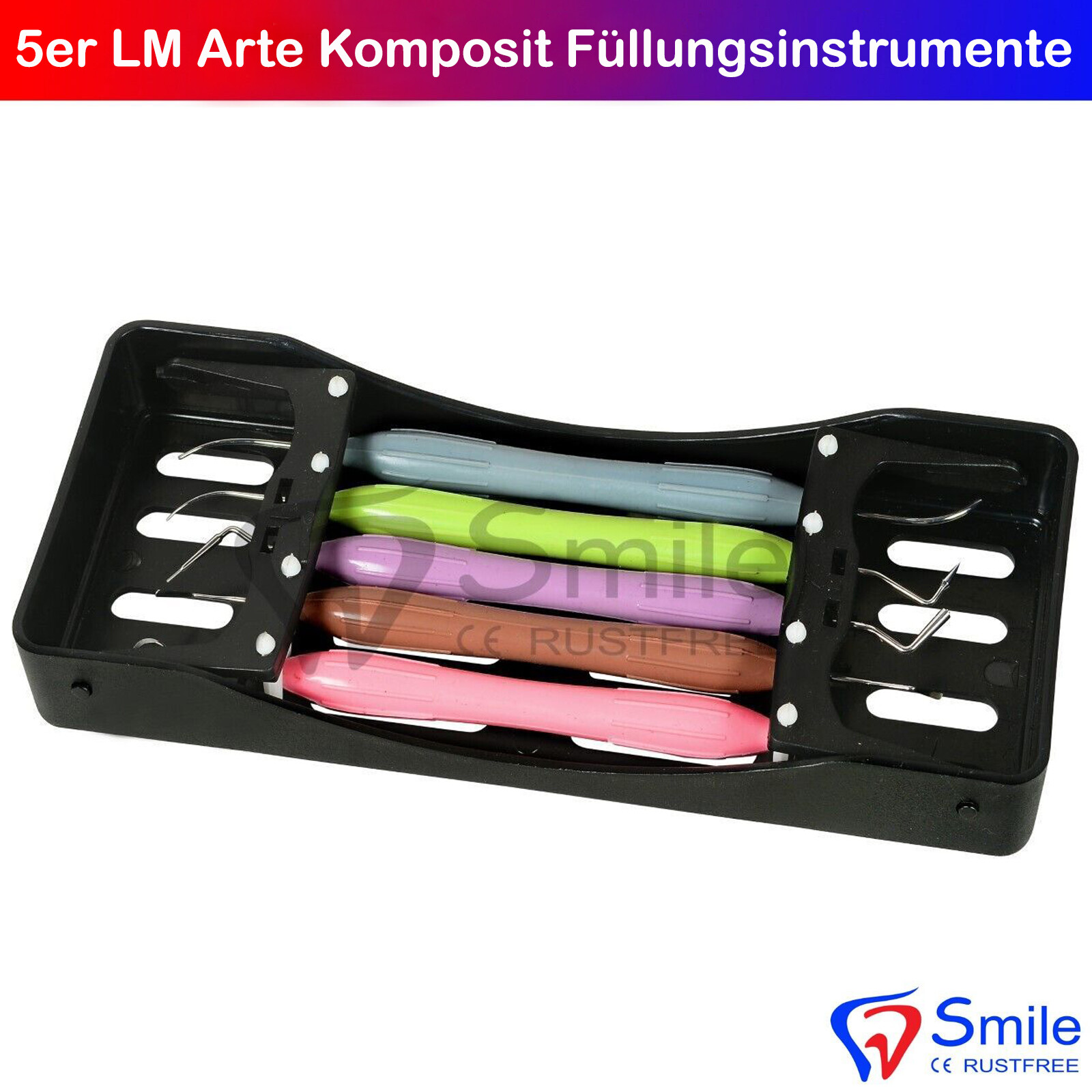 Filling Instrument Composite 5 Pack LM Arte Dentist Conservative Modeling