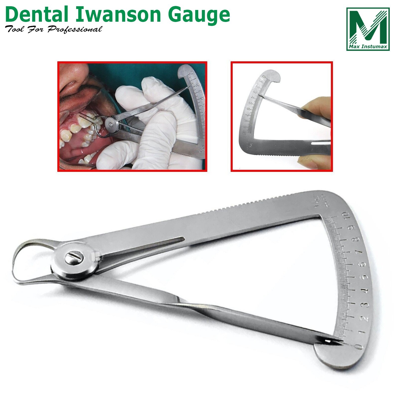 Orthodontic Bracket Positioning Height Gauge Positive Brackets Positioner Dental