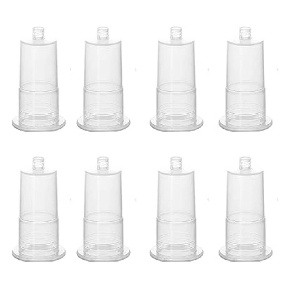 50/100Pack Universal Disposable Transparent Connector Tips Holder for Laboratory