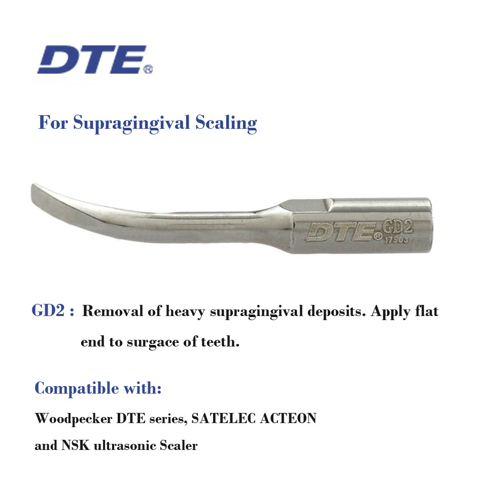 Woodpecker DTE Dental Ultrasonic Piezo Scaler Tips Endo Perio Scaling EMS Satele