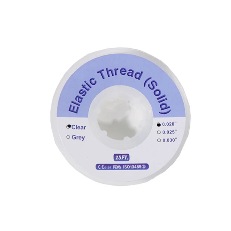 Dental Orthodontic Solid Elastic Thread Power Tube Archwires Wires 020/025/030