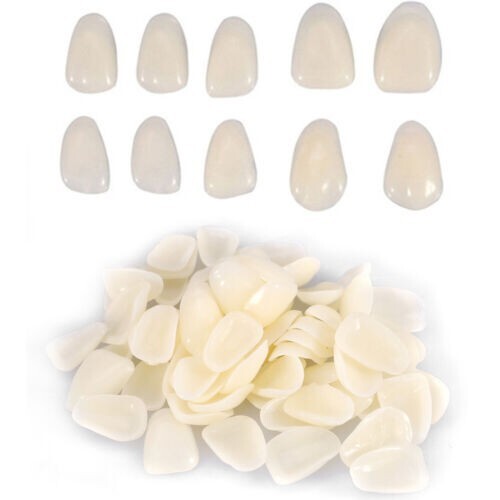 140Pcs Dental Veneers Upper Anterior Mixed Ultra-Thin Resin Teeth Whitening A1
