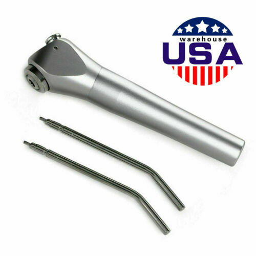 Dental 3 Way Air Water Spray Triple Syringe Handpiece + 2 Nozzles CE&FDA