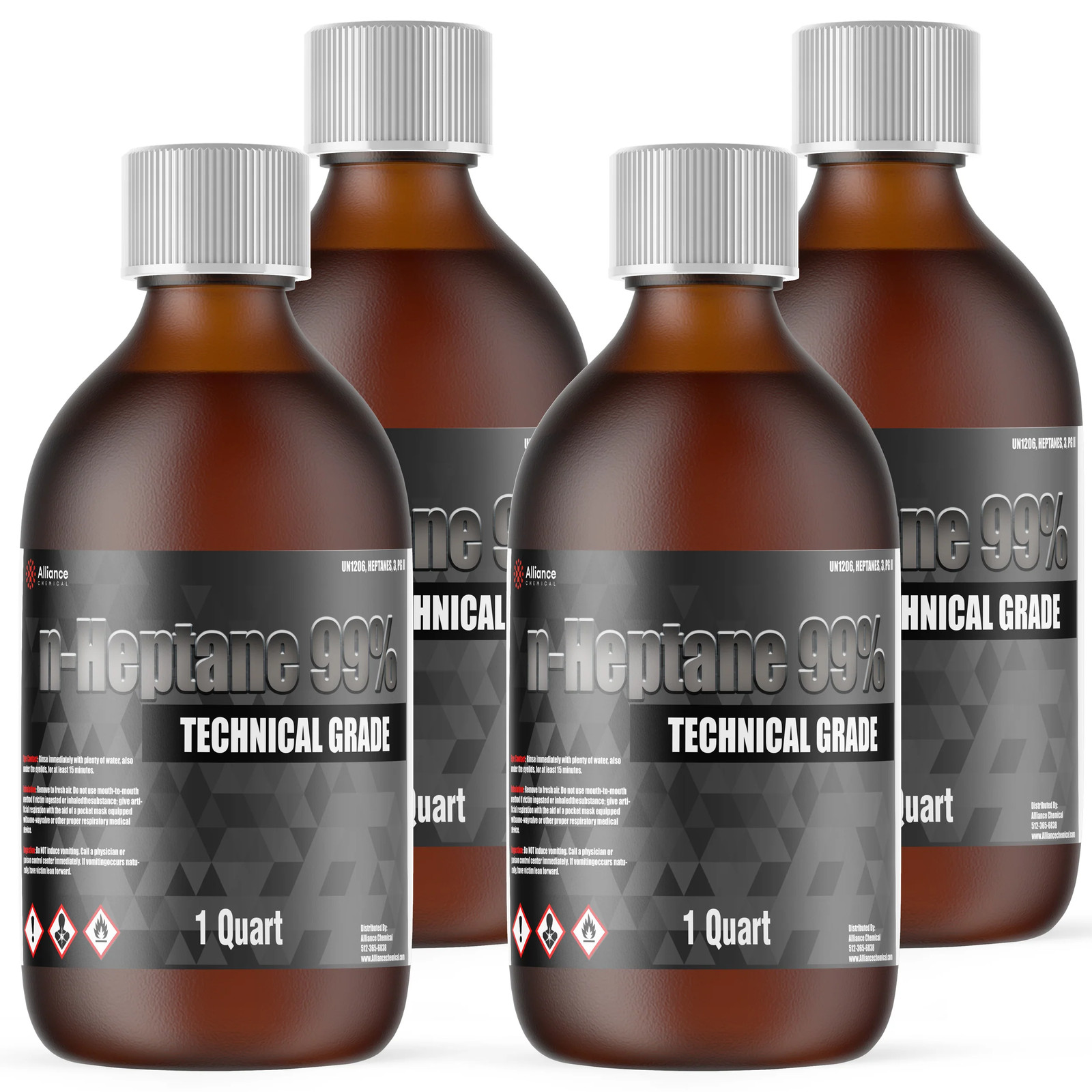 n-Heptane 99% Technical – 4 Quarts