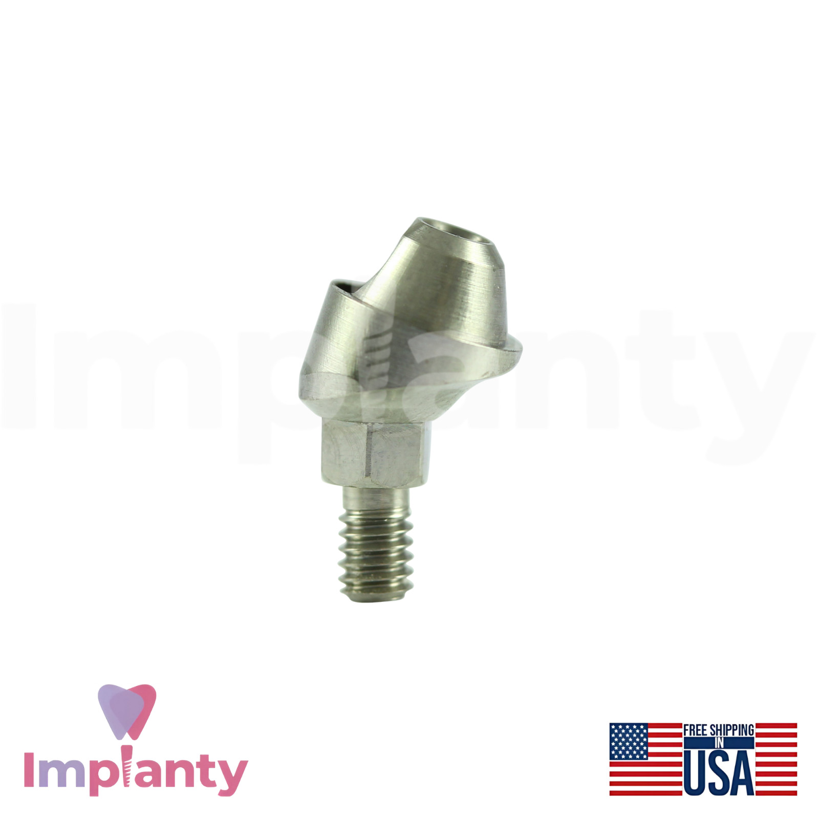5x MIS Compatible Ø4.8mm Angulated Multi Unit Prosthetic SP 17° Int Hex 2.45mm