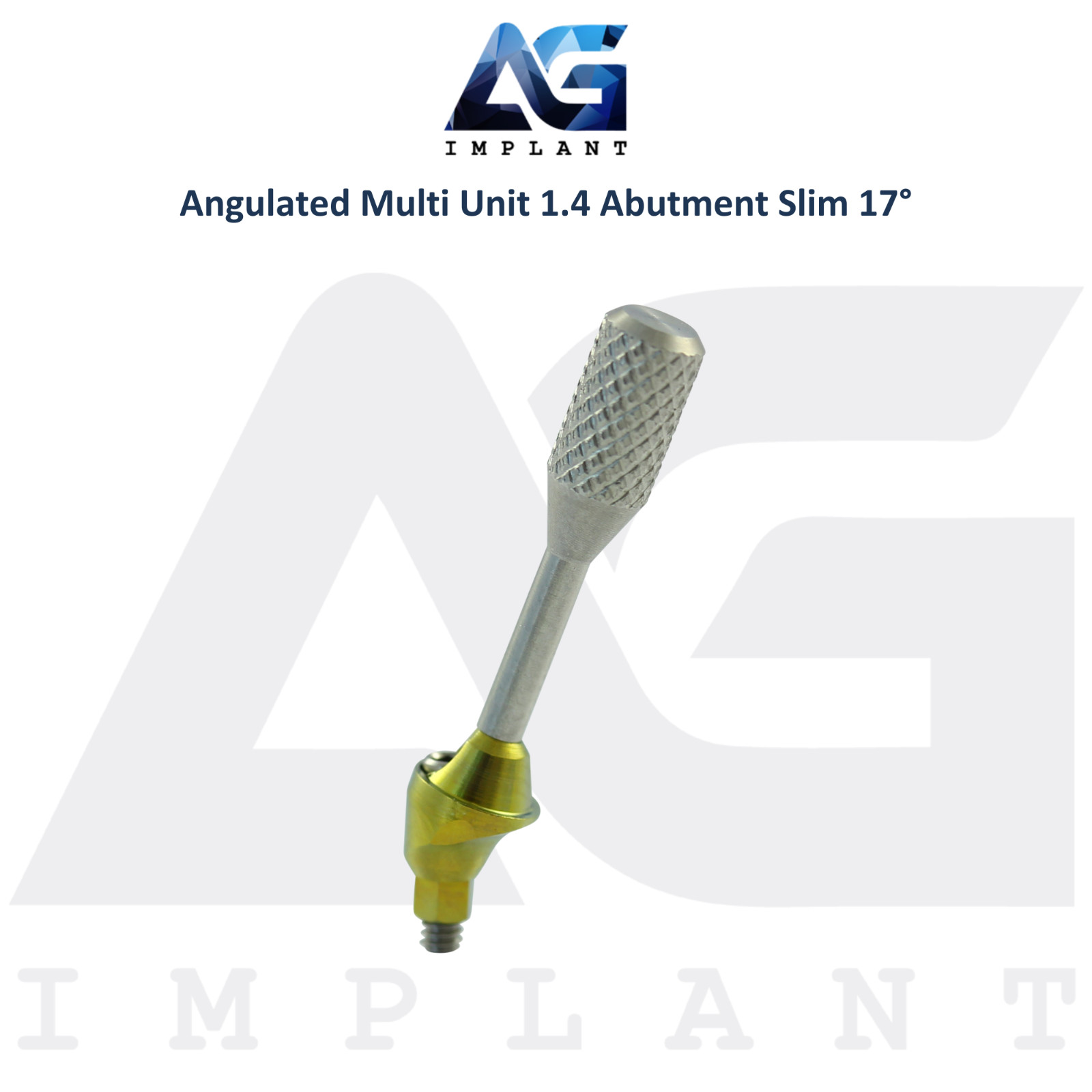 5 Angulated Multi Unit 1.4mm Prosthetic 17° Slim Platform Int Hex 2.0mm System
