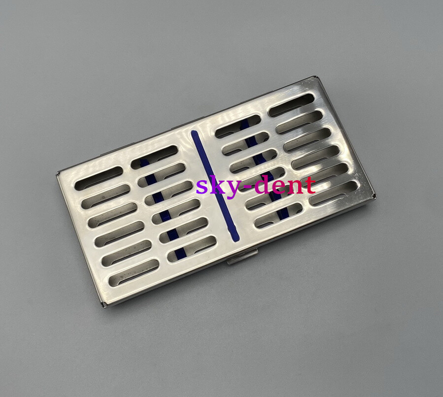 Plastic Dental Autoclave Sterilization Cassette Rack Box Tray For 5 Instruments