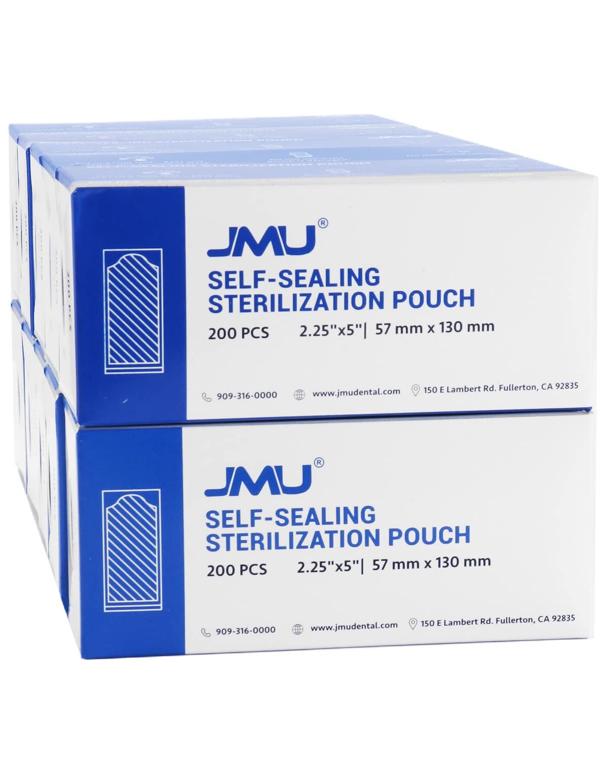 2000pcs/10Boxes JMU Self Sealing Sterilization Pouches Autoclave w/ Indicators