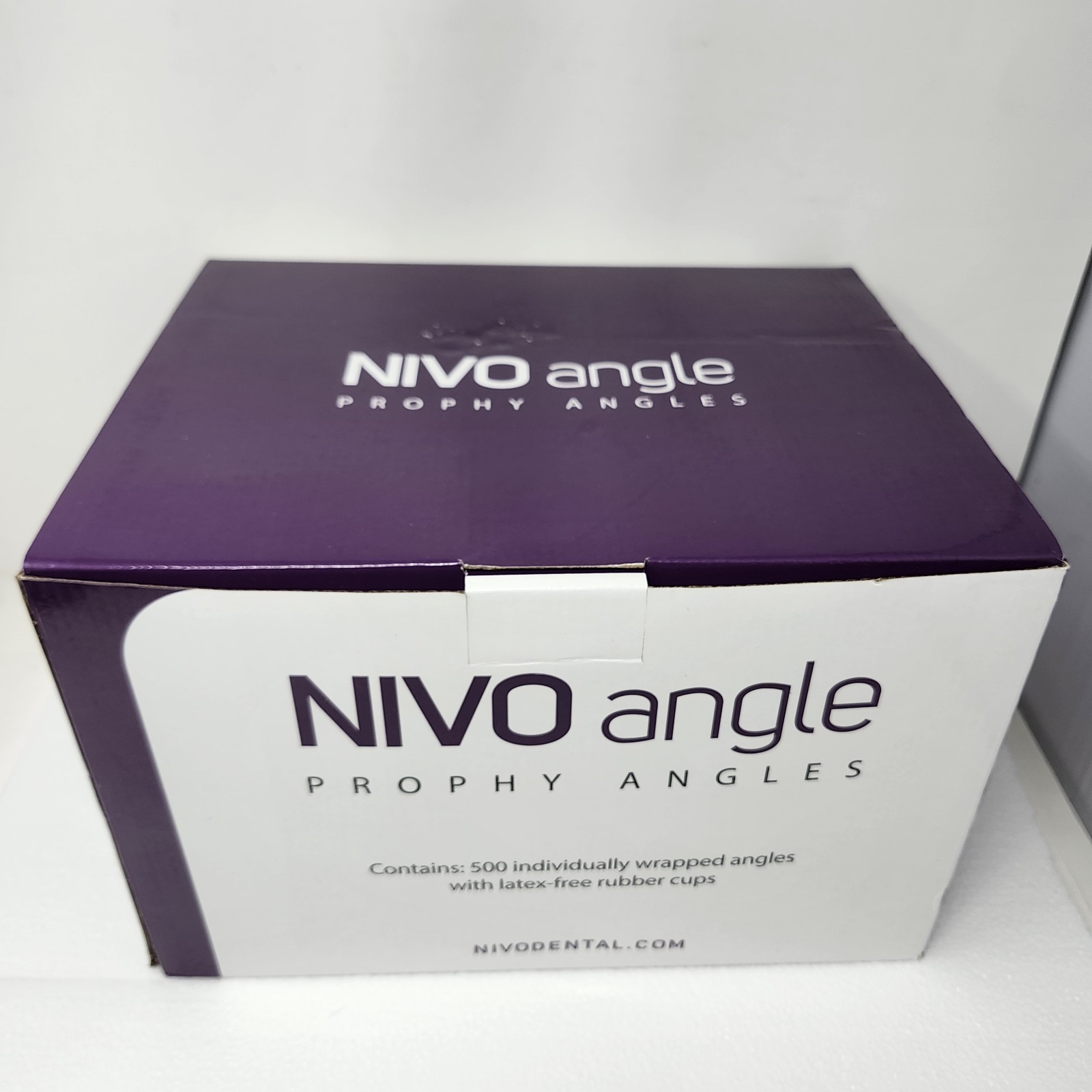 500 Nivo Disposable Prophy Angles White Soft Latex Free Individually Wrapped