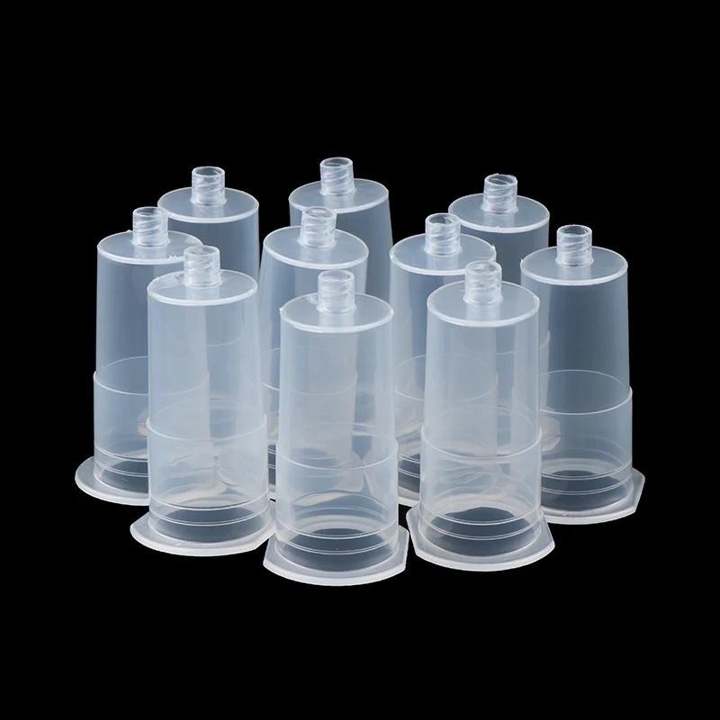 50/100Pack Universal Disposable Transparent Connector Tips Holder for Laboratory