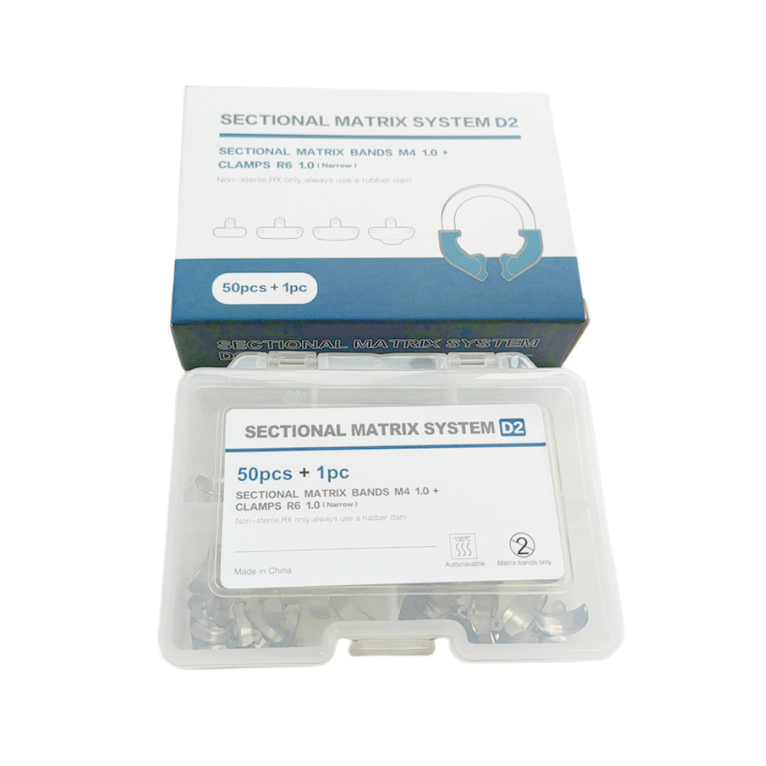 Plus Style Dental Matrix Narrow Ring Titanium Clamp Sectional Contoured