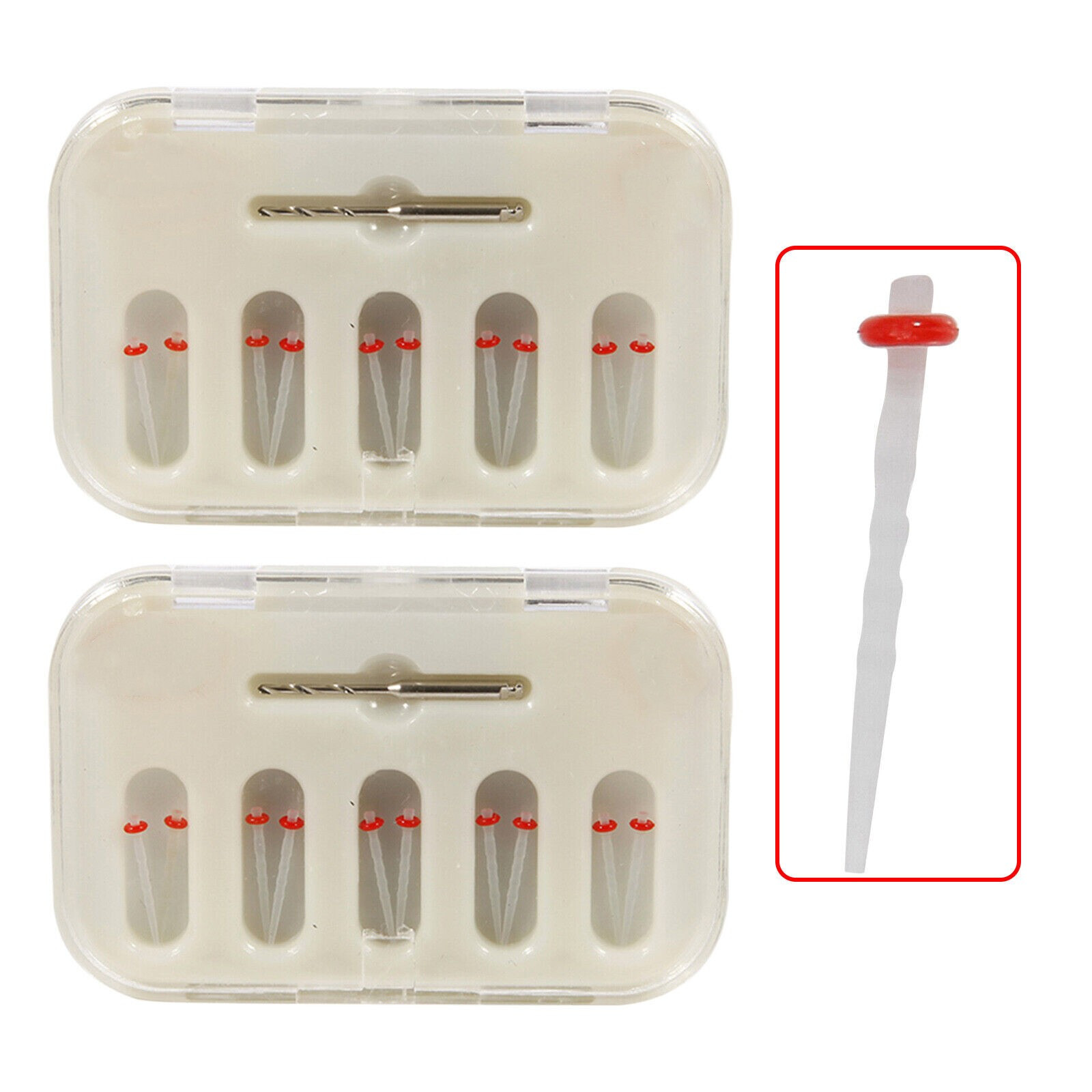 5 Box Dental Endodontic Fiber Post Quartz Screw Thread Restorative Posts 1.2mm