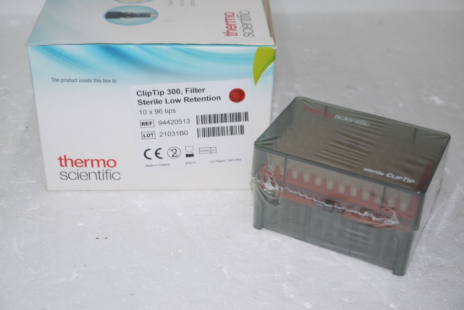 Thermo 94420513 Pipette Tips ClipTip 300 uL Orange EXP 01-2026 10 Racks New