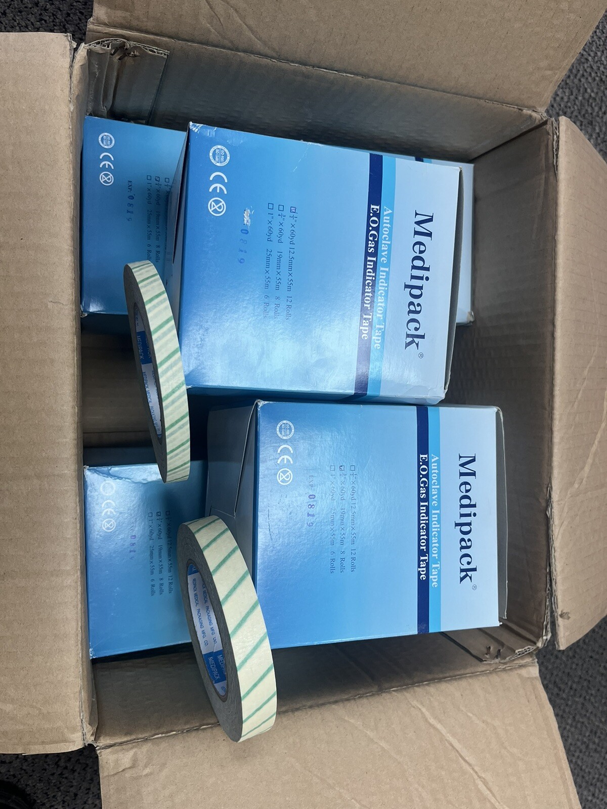 8 Rolls Of 3/4″ x 60 yds Per Box If You Buy More Than One It Will Be Cheaper