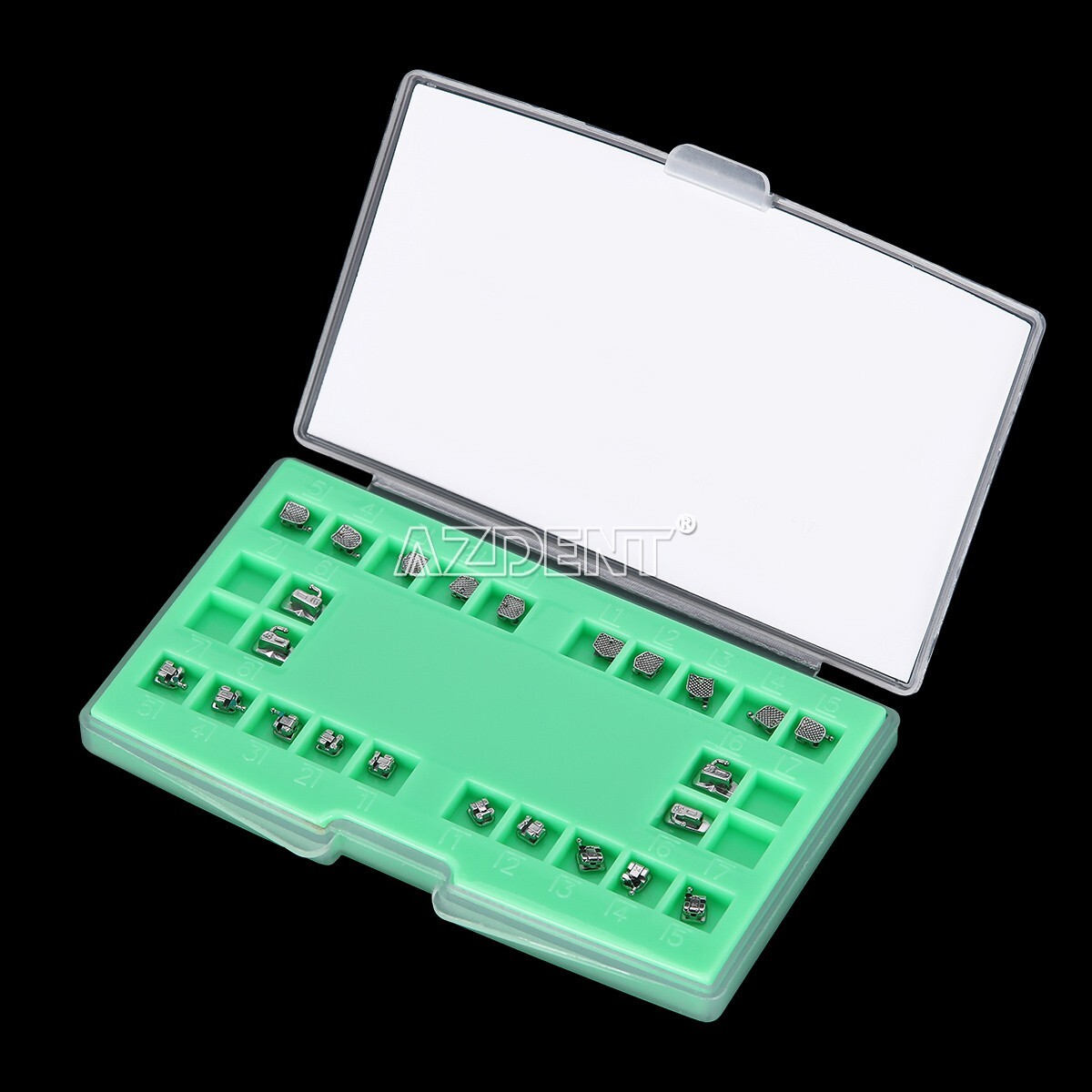 5 Kits Dental Brackets Passive Self Ligating Mini ROTH 0.022 345Hook+Buccal Tube