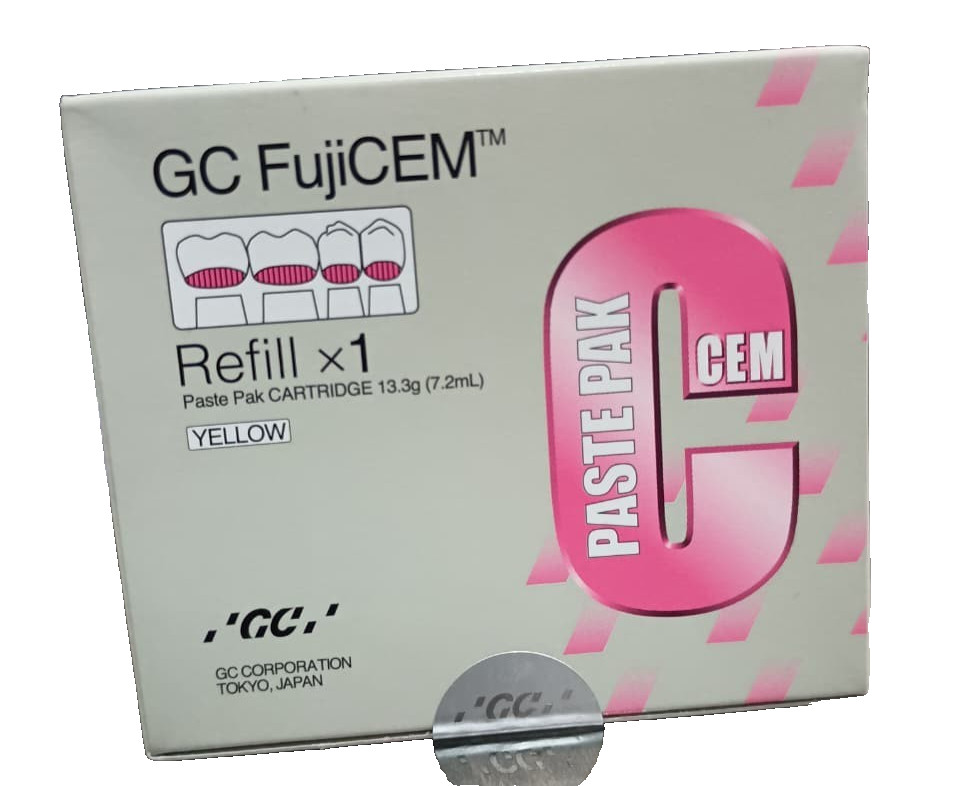 GC Fuji CEM Resin Modified Glass Ionomer Luting Cement 13.3g Dental – Free Ship