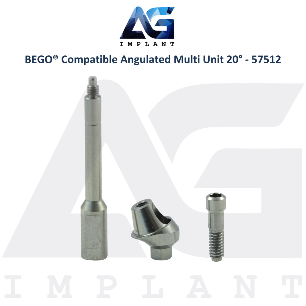 x10 Angulated Multi Unit 20° Prosthetic Compatible with BEGO® – 57512 Dental Lab