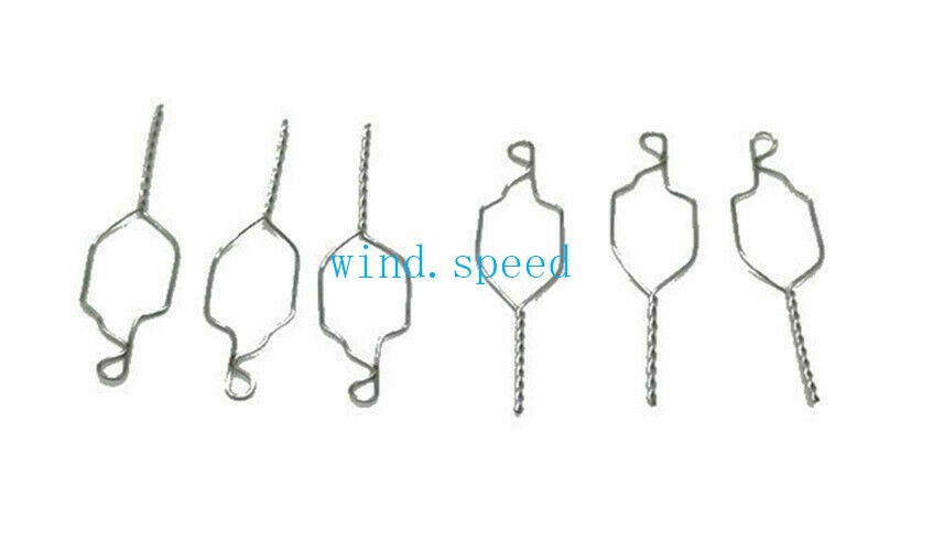 100PC Dental Orthodontic Wire Preformed Kobayashi Ligature Ties Long Short Twist