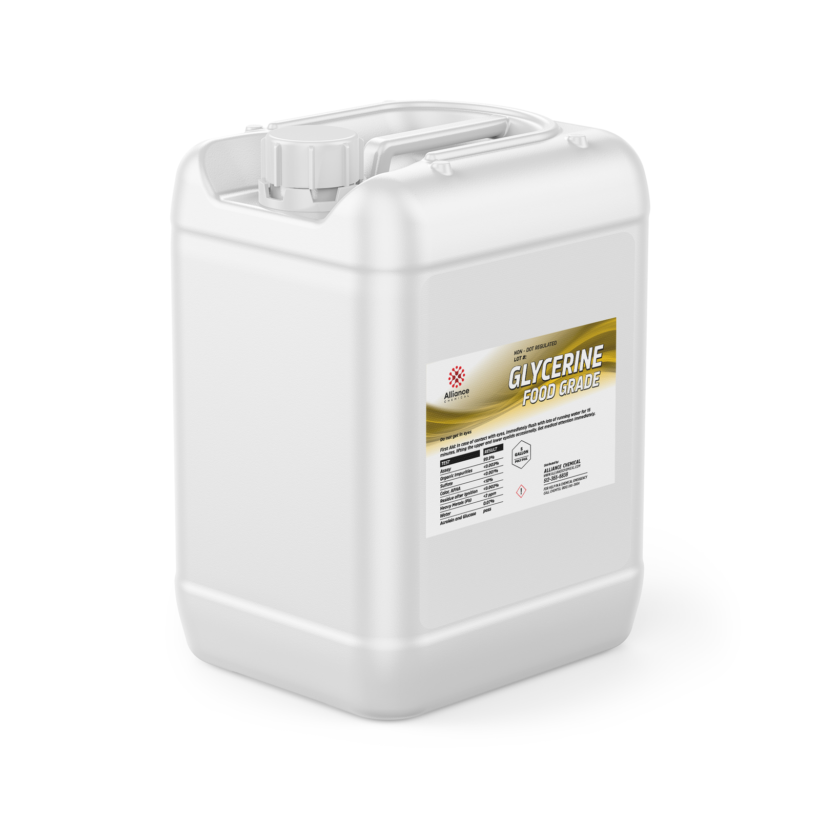 Glycerin USP Grade – 5 Gallon Pail