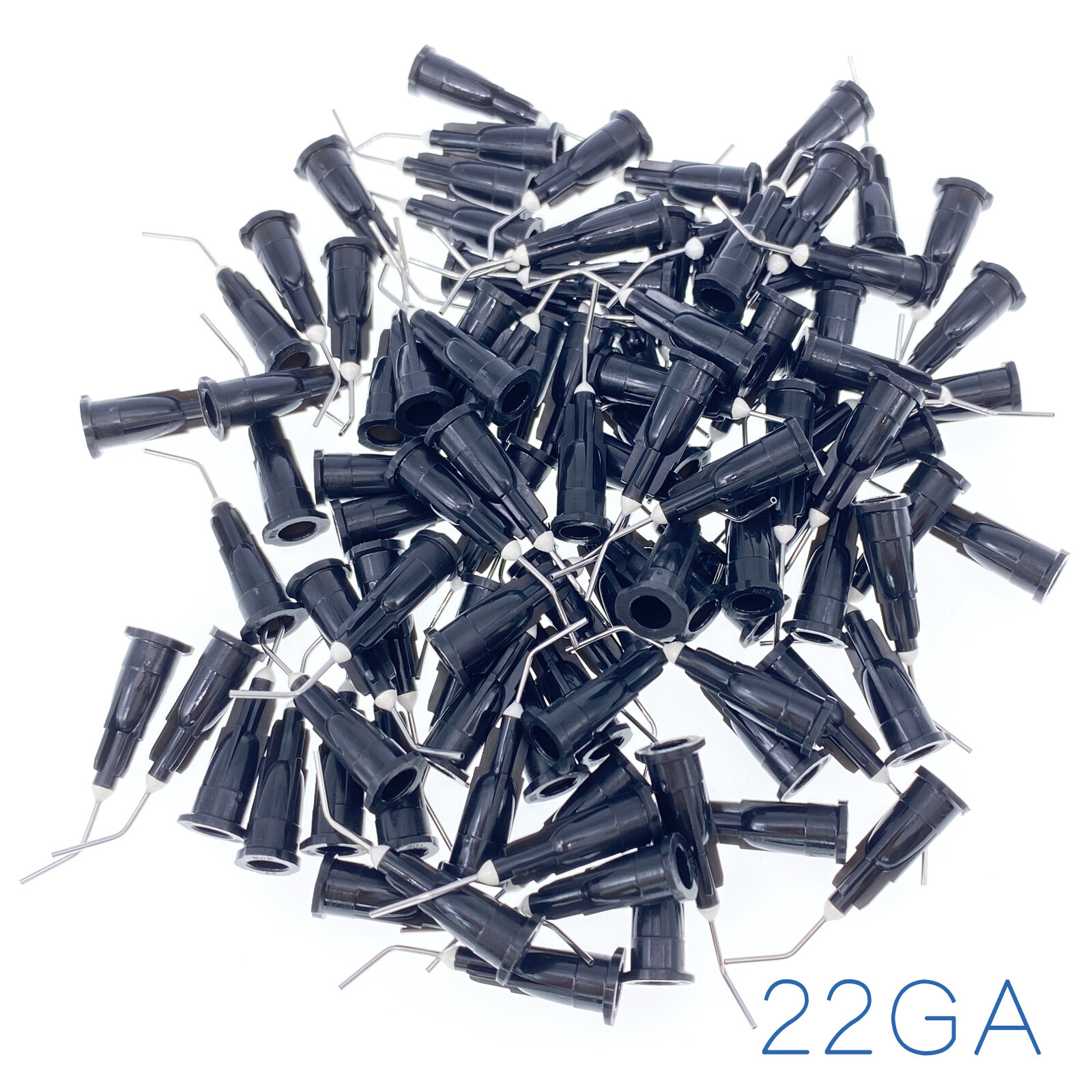 Dental Pre Bent Tips for Etch Gel Composite Flow Applicator (Choose Gauge & Qty)