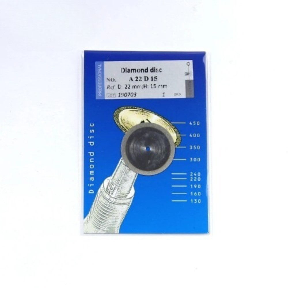 10 Pcs Dental Diamond Disc Extra Thin 0.15mm Double Sided Grind Polish Drill CE