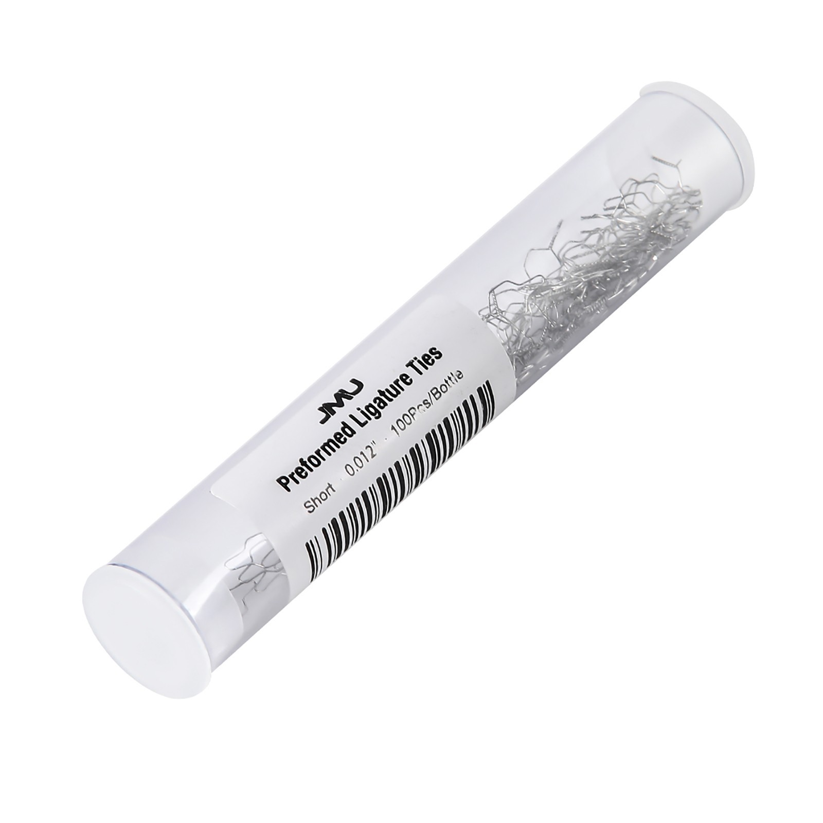 100pc JMU Dental Orthodontic Preformed Ligature Ties Stainless Steel Short 0.012